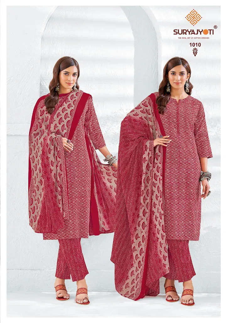 Suryajyoti Poshak Vol 1 Printed Readymade Suits Catalog